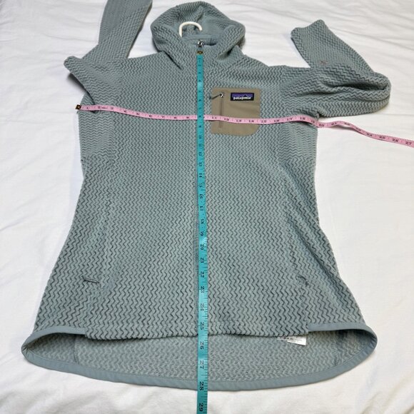 Patagonia R1 Air Full-Zip Hoody Women’s Medium Thermal Blue EUC - Picture 9 of 11